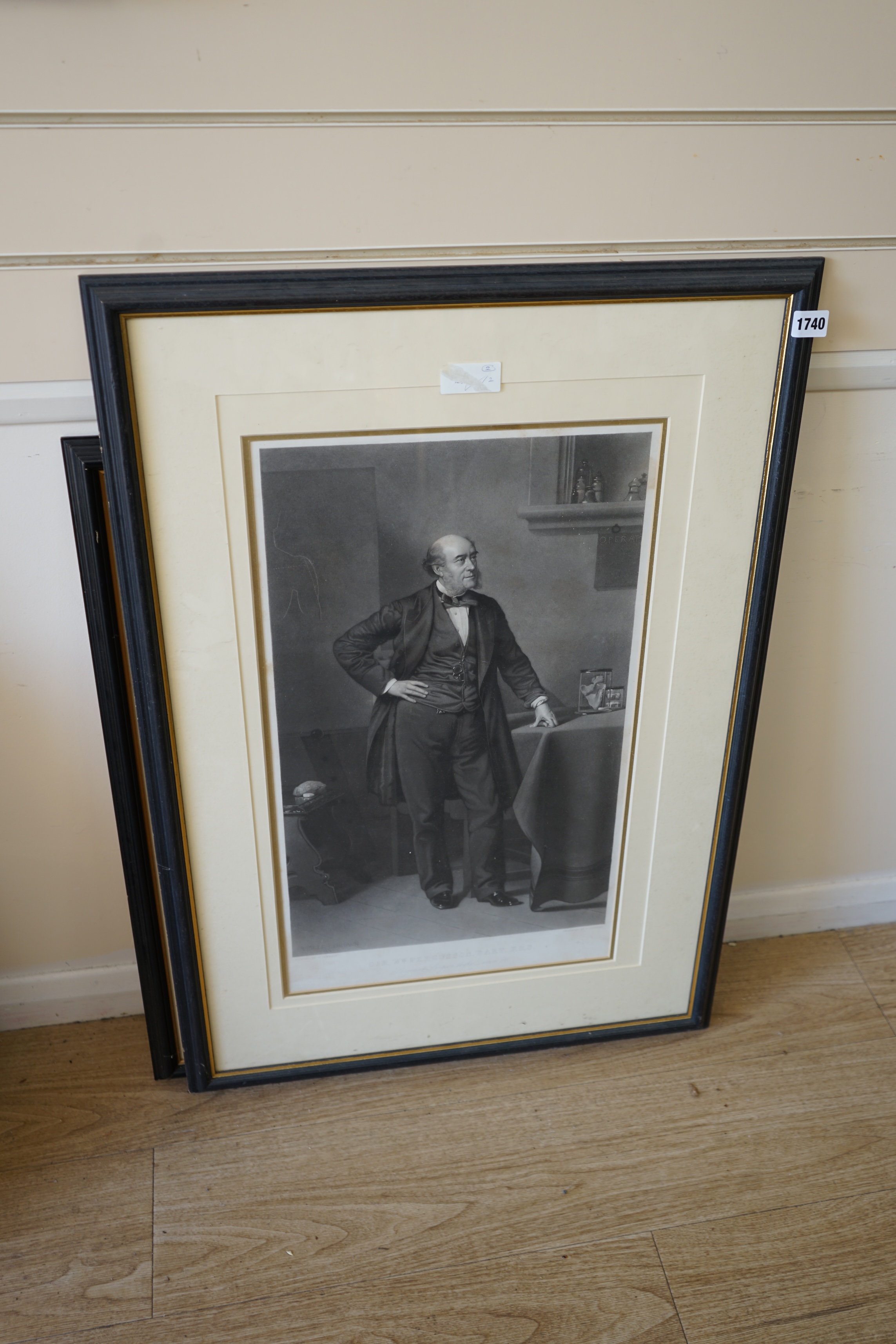 Joubert after Lehmann, mezzotint, 'Sir William Fergusson, Bart F.R.S. Sargeant surgeon to the Queen, c.1874, 62 x 36cm. Condition - fair
